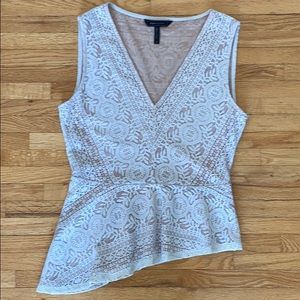 Lacy BCBGMaxAzria peplum top